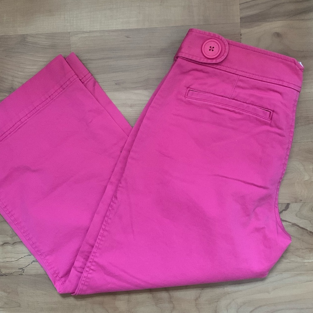 NWOT Hot Pink Y2K Capris: Old Navy